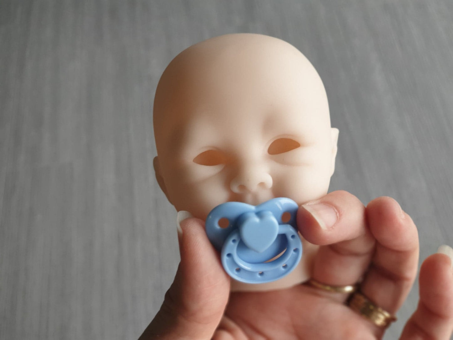 Micro Preemie Blue Magnetic Dummy Pacifier Reborn Baby Doll